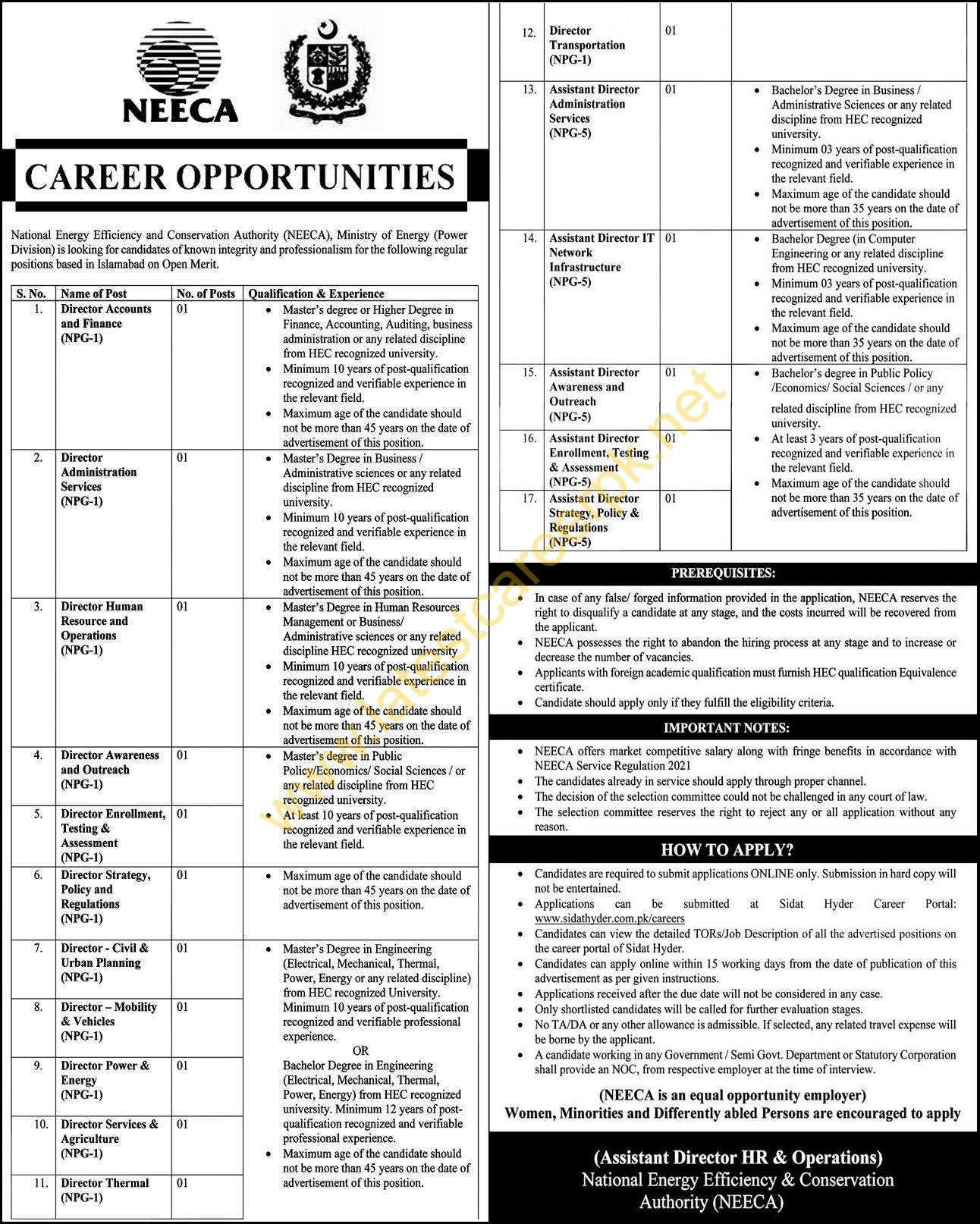 National-Energy-Efficiency-and-Conservation-Authority-Islamabad-Jobs-03-Jan-2024