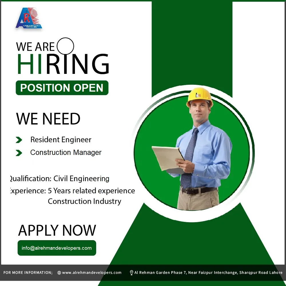 Al-Rehman-Developers-Pvt-Limited-Lahore-Jobs-17-Aug-2024