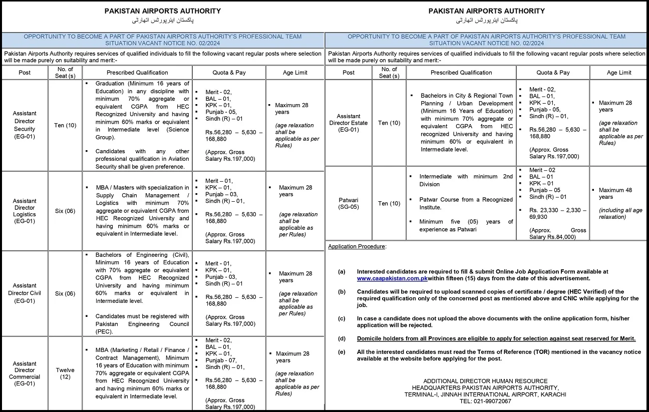 Pakistan-Airports-Authority-PAA-Karachi-Jobs-24-Aug-2024