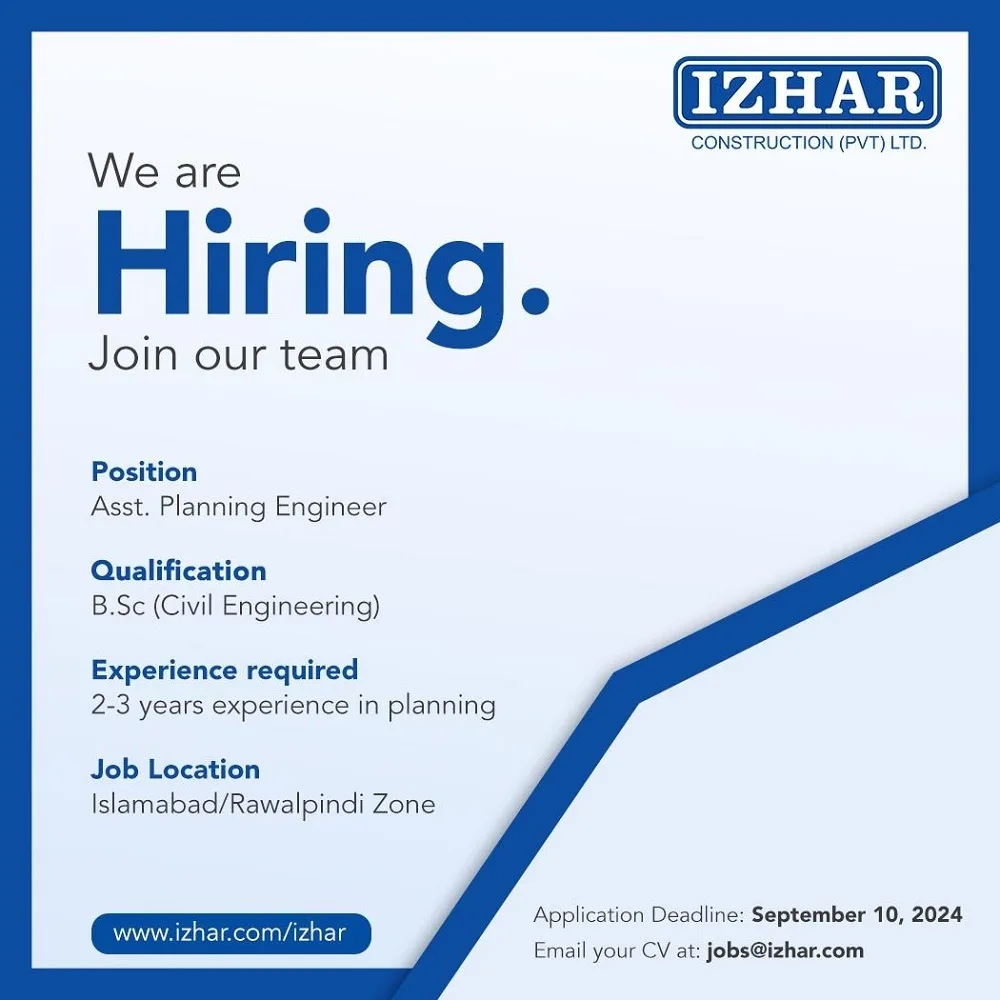 IZHAR-Construction-Pvt-Limited-Islamabad-Jobs-05-Sep-2024-A